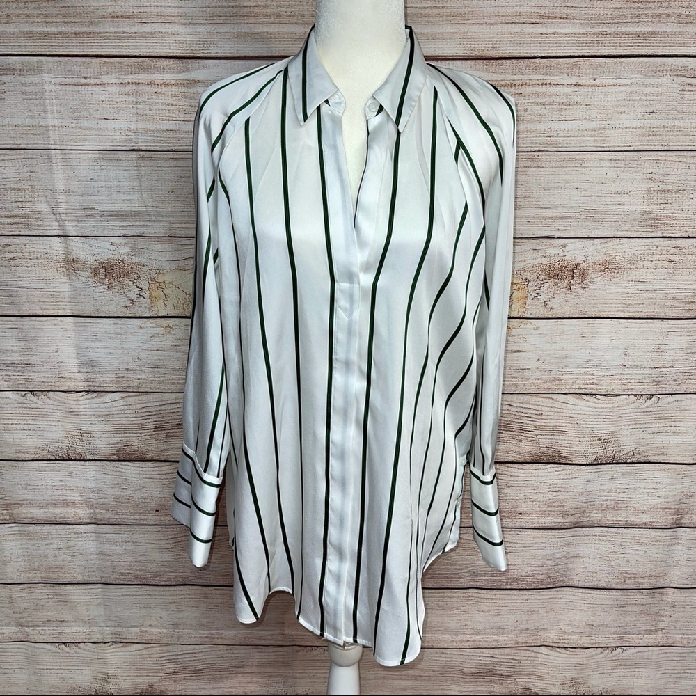 Nine West Side-Button Raglan Blouse